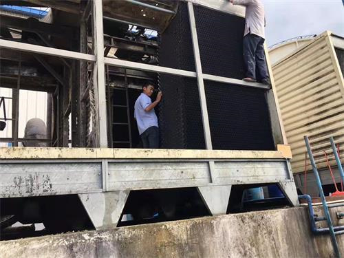 東莞冷卻塔填充料更換工程商填沖料堵塞的處理